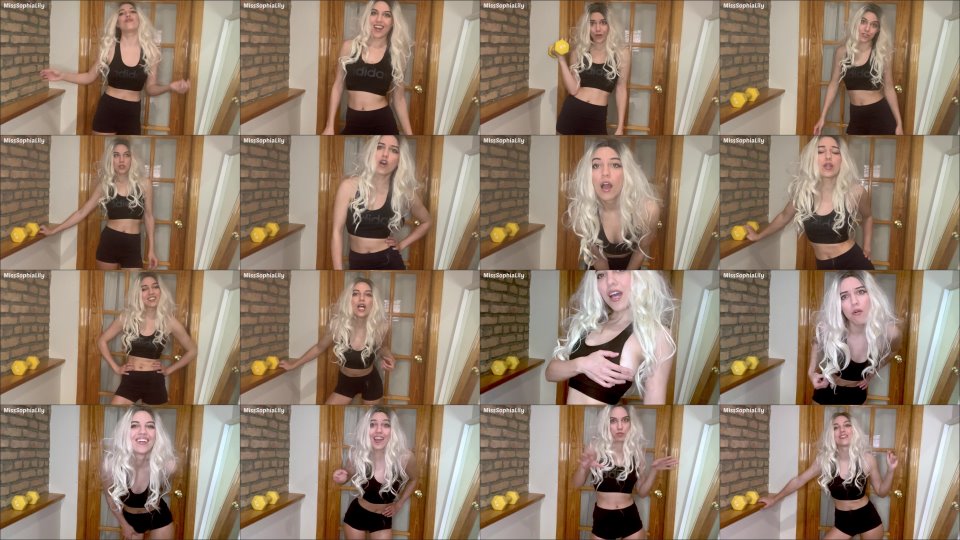 Misssophialily Get To The Gym And Jerk It Loser Joi