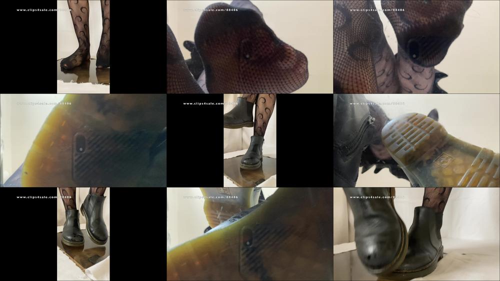 Tramplegirls Shoejobs and Cockcrush - A Shoe Fetish Dream Upskirt And Underglass Views On Doc Martens Boots And Nylons - Boot Fetish