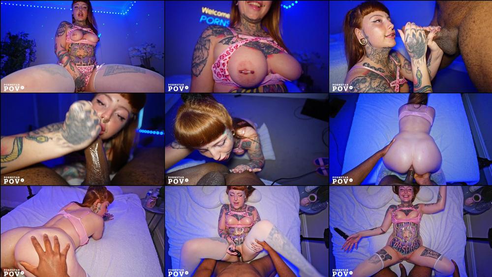 Tattooed Alt Girl Losses her BBC Virginity - First BBC EVER - May 13, 2024