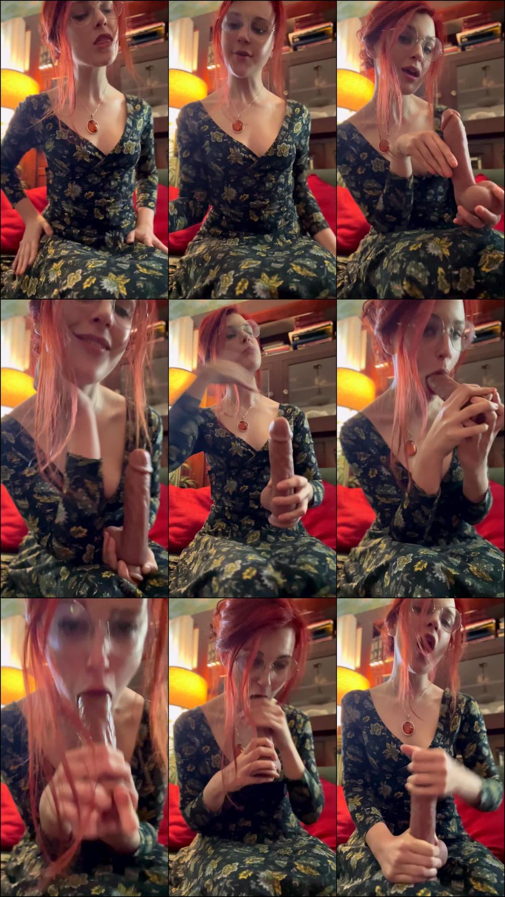 JOI and Dildo Sucking
