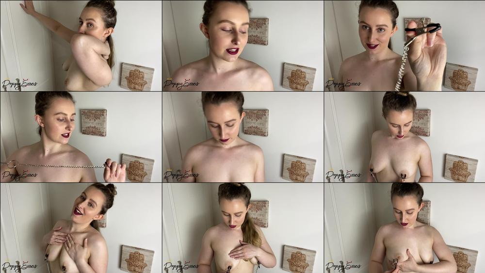 poppyevans 01 06 2020 41071218 i m nipple clamp training how am i doing so far