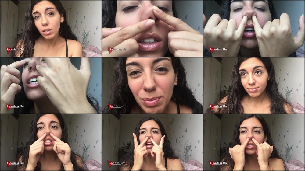 All fingers in my nose
