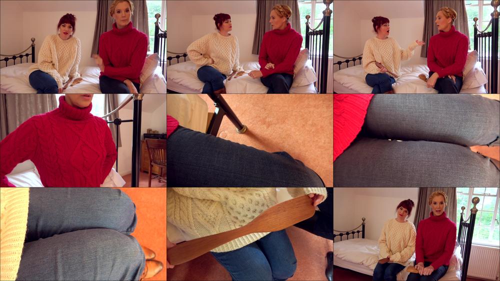 Ariel Anderssen Spanking From Strict Hotties In Sweaters