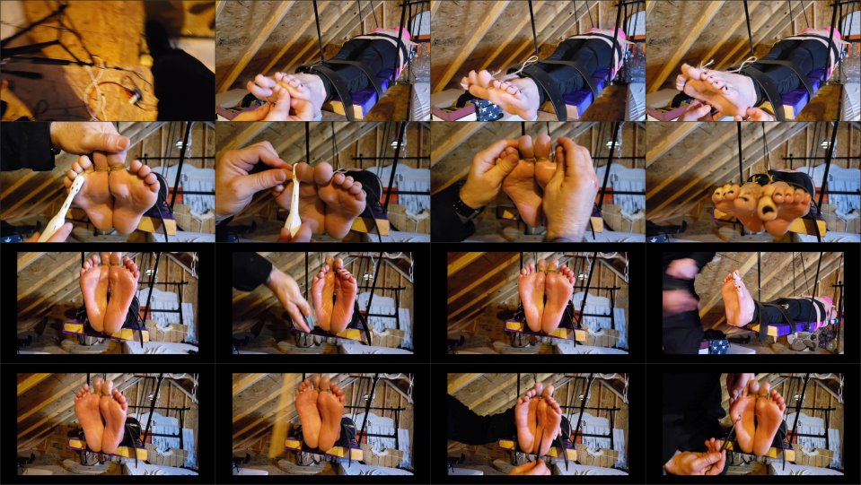 Fettish Sara St Clair Planked And Tickled