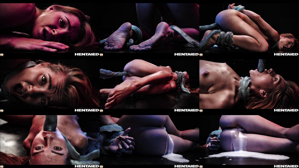 Tentacled - 1 Girl 4 Eggs - Alien Sex