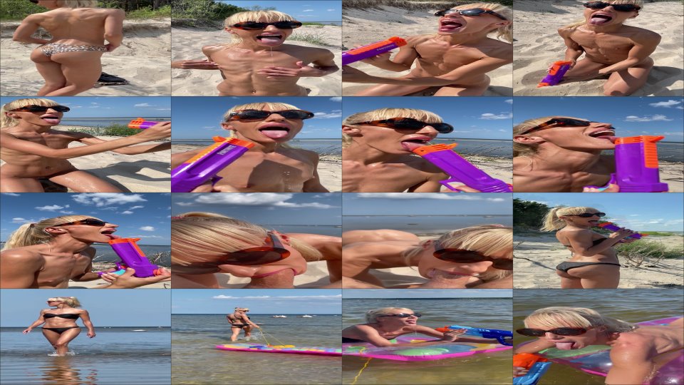 Throat Goat Ruined Beach Blowjob Hot Watersports