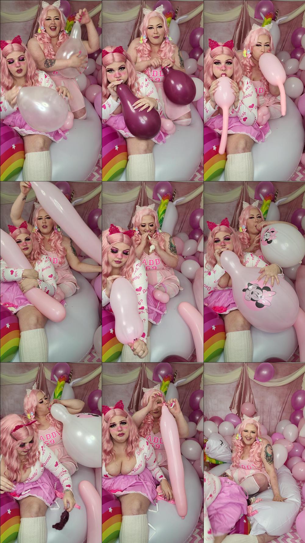 daddy's girls fill balloon room - January 16, 2022