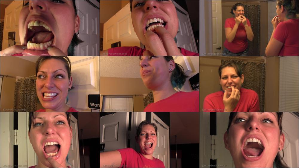 Vanessa Rain Shows Off Teeth
