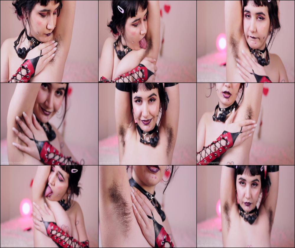 Dominatrixvera Hairy Armpits Licking Worship