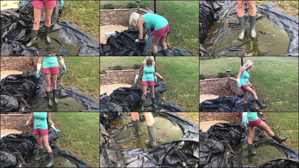 Buddahsplayground Cleaning Outdoors In Rain Boots
