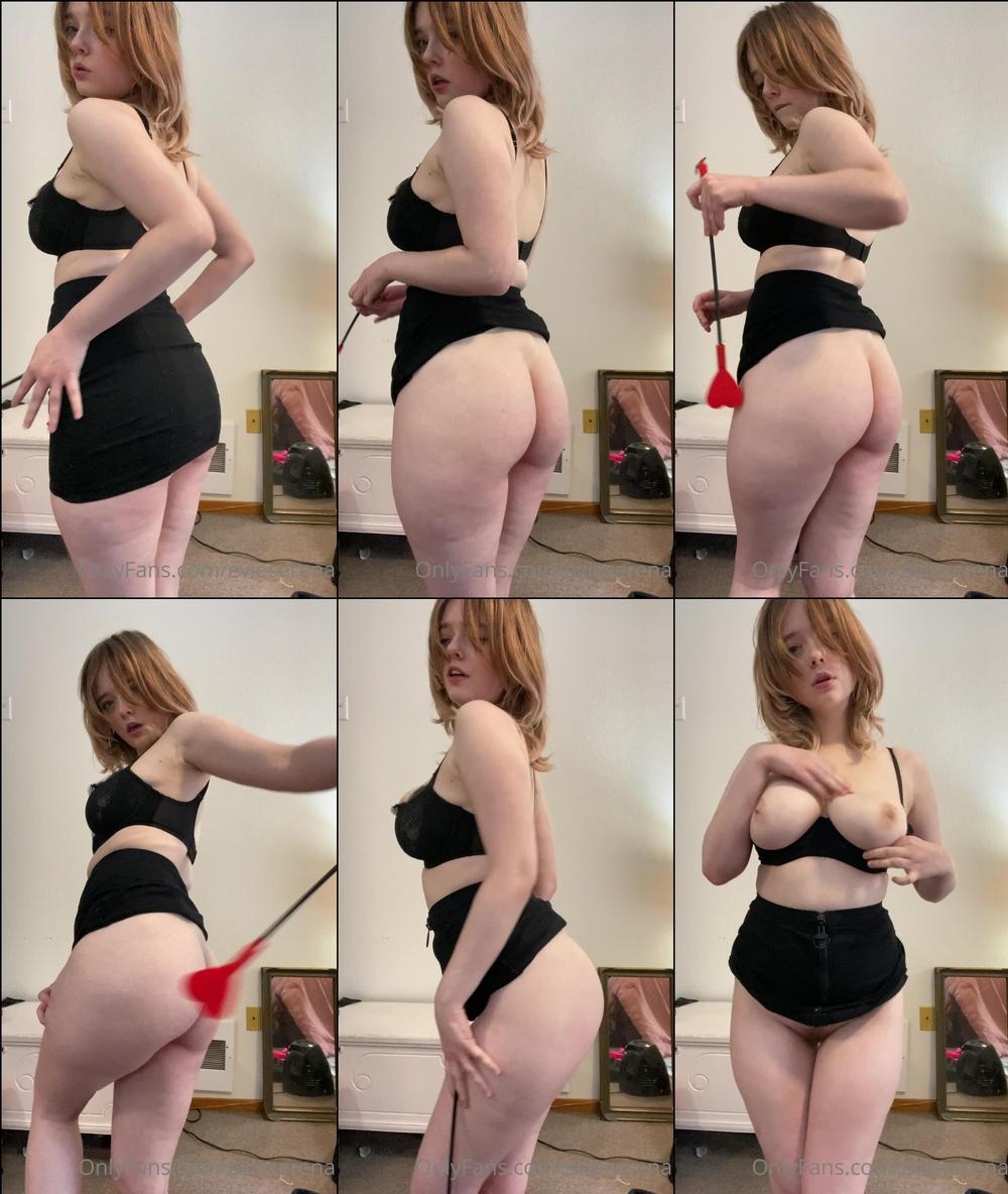 evieserena 12 06 2021 2134684033 Should the skirt stay on when we fuck    0