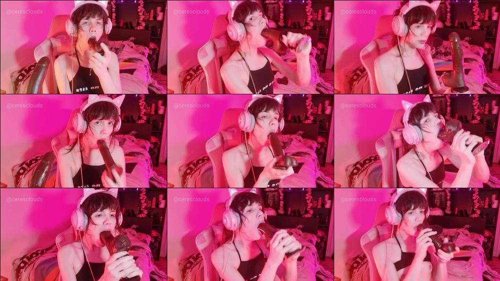 ceresclouds 1085958633 another long throat training vid lots of sloppy gagging and drool 