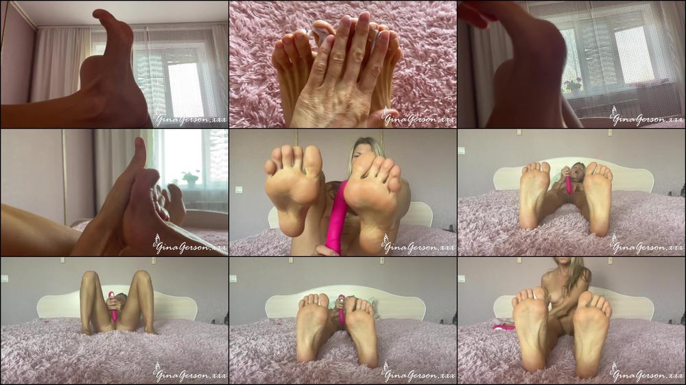 Foot fetish solo