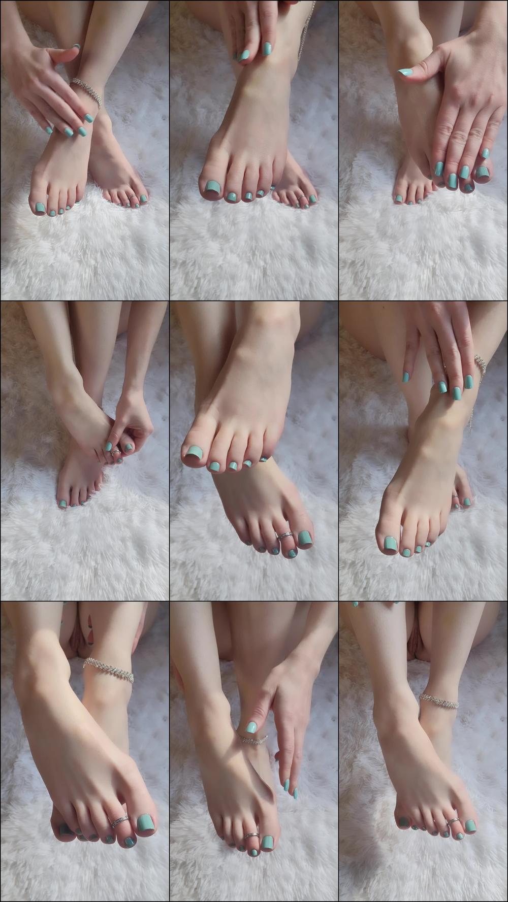 Blue Manicure and Pedicure Show Off - January 03, 2023