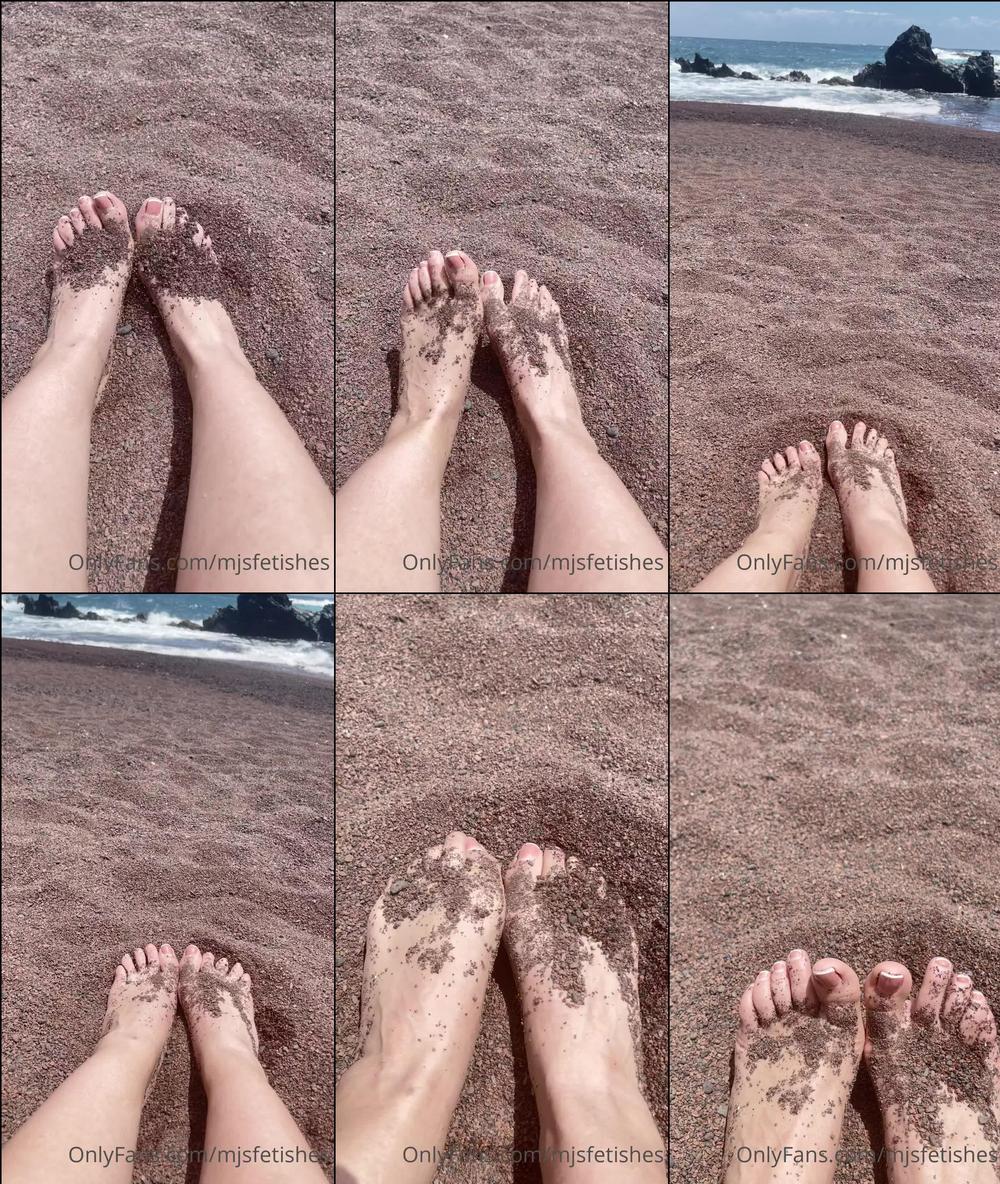 mjsfetishes 05 09 2021 2212902750 The red sand beach was a bit of a hike to get to. Some bouldering rock climbing   I just h