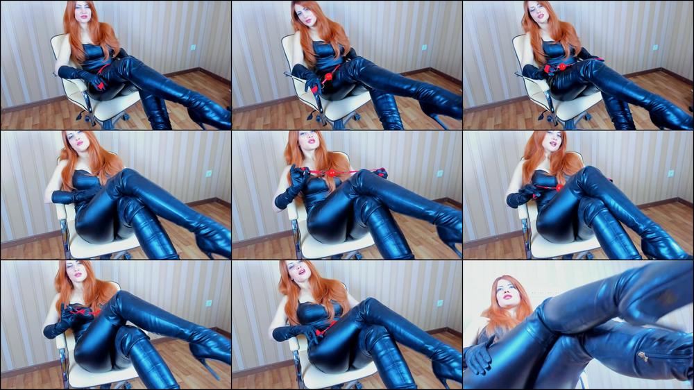 Leather high boots job