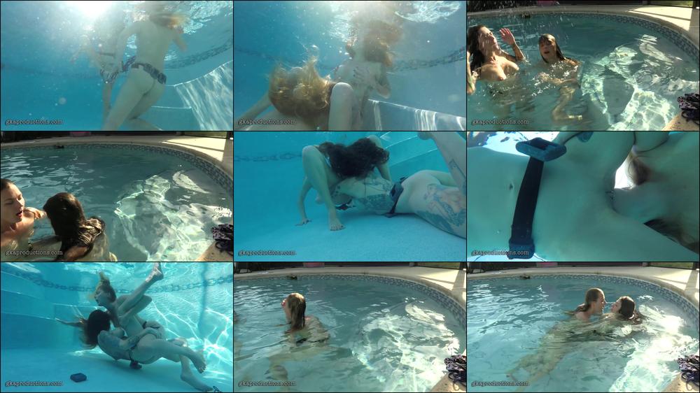 Morgana & Vika - Underwater Pussy Eating