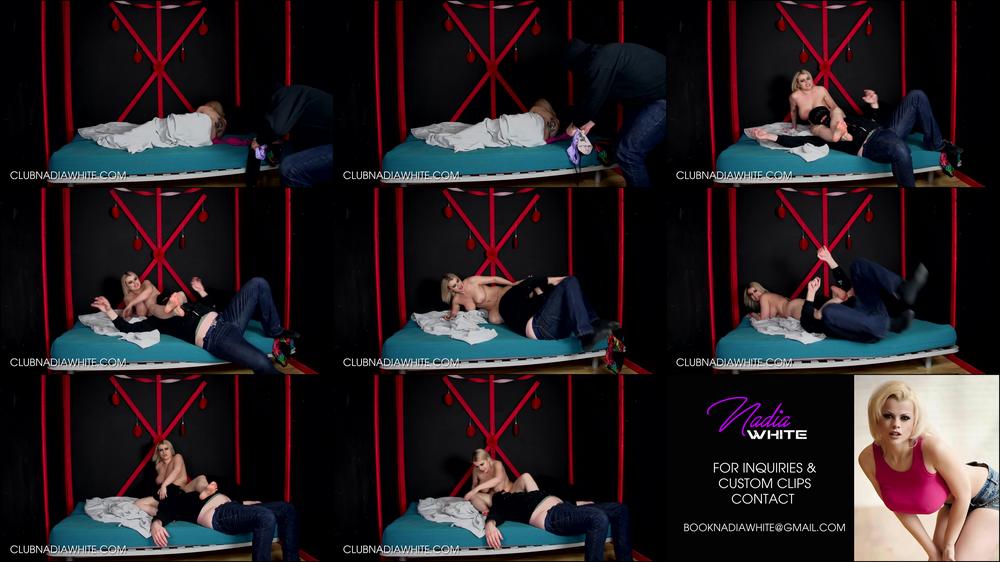 Msnadiawhite Panty Thief Leg Hold Revenge