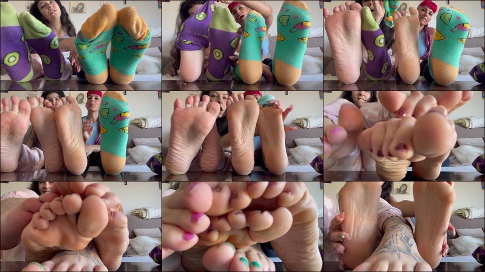 Foot Worship Sisters - You're Addicted to our Feet