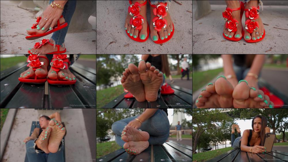 alexia ramsey 02 10 2021 2236661895 my third video of this turquoise green manipedi scroll down