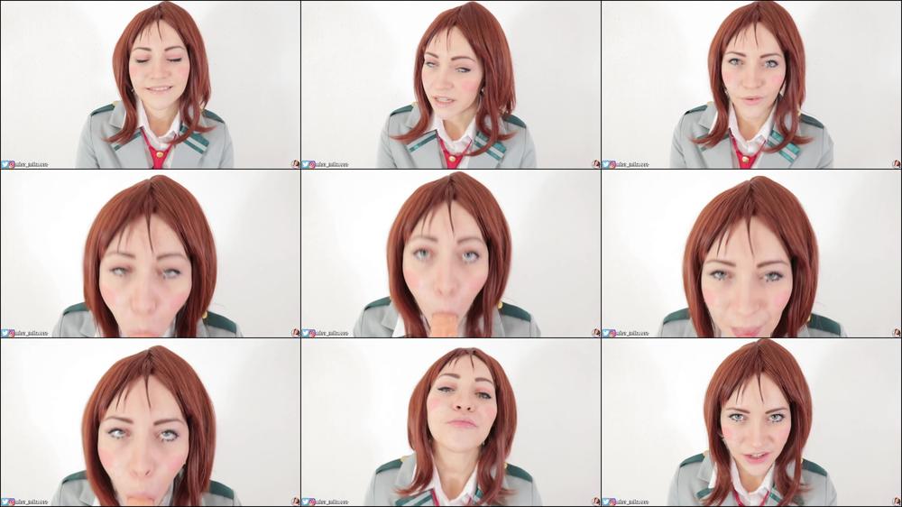 Ochako Uraraka's Ahegao BlowJob