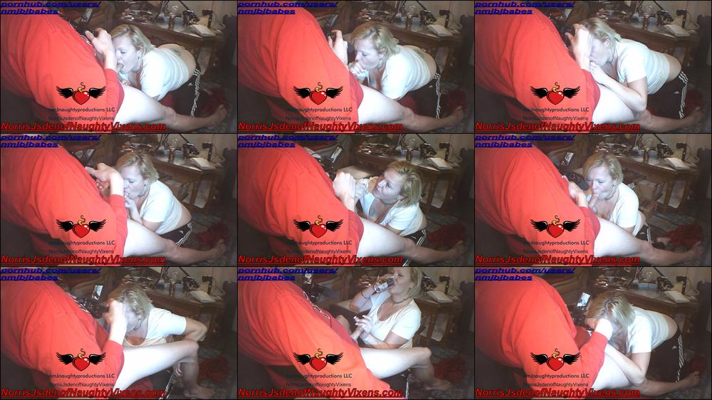 Jade gives edging blowjob