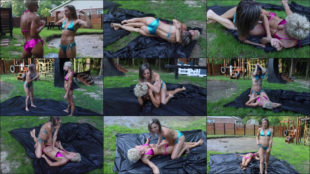 Lora Cross v Lexi Art Oil Wrestling - November 15, 2022