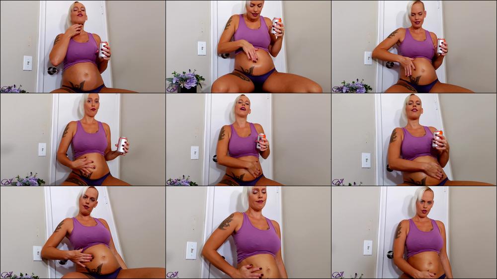 Eve Rebel 17 Wks Pregnant Belly & Burps
