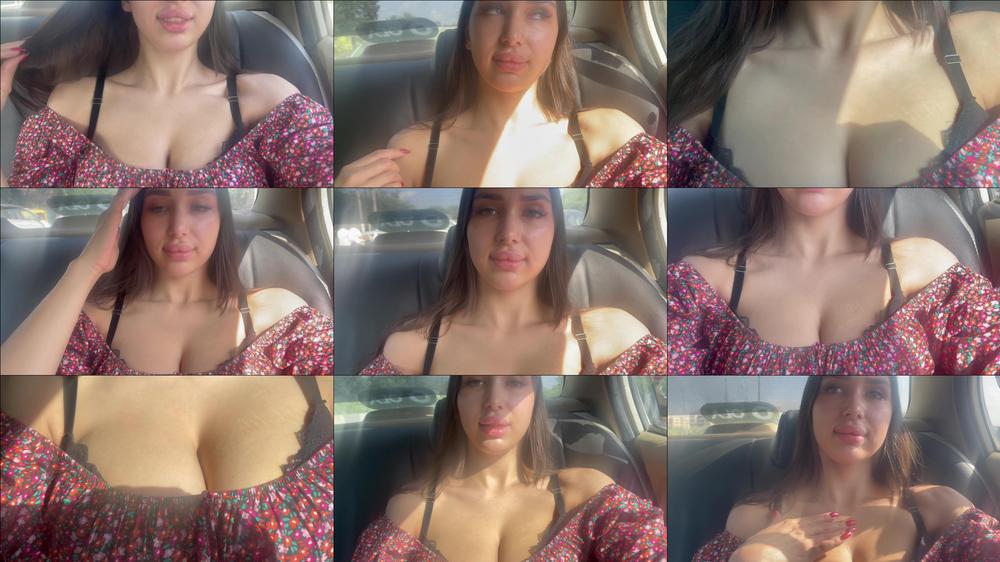 Teasing Taxi Driver in Tight Top - September 03, 2022
