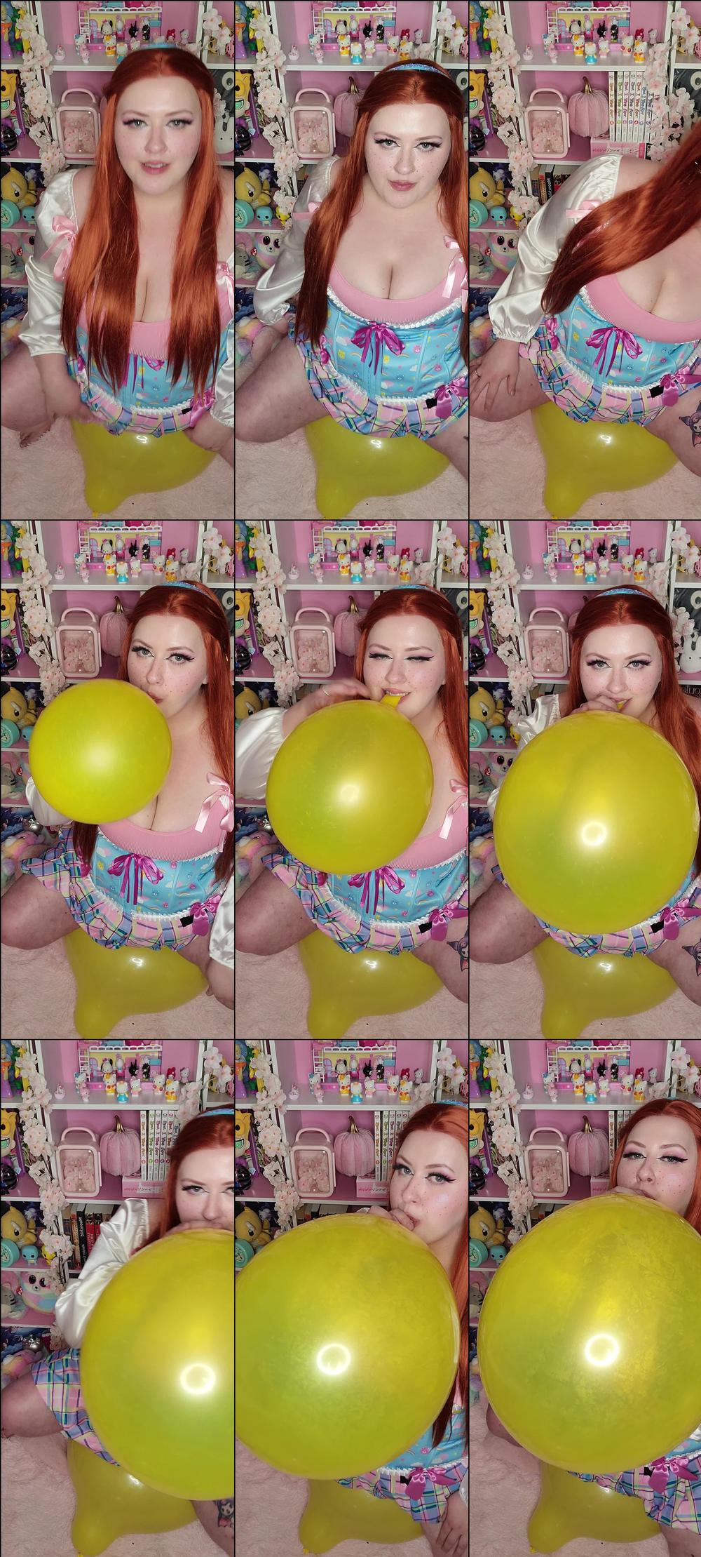 Ginger BBW Sits and Blows Yellow Loons - March 13, 2022