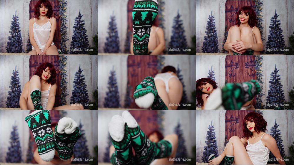 Christmas Sock Tease
