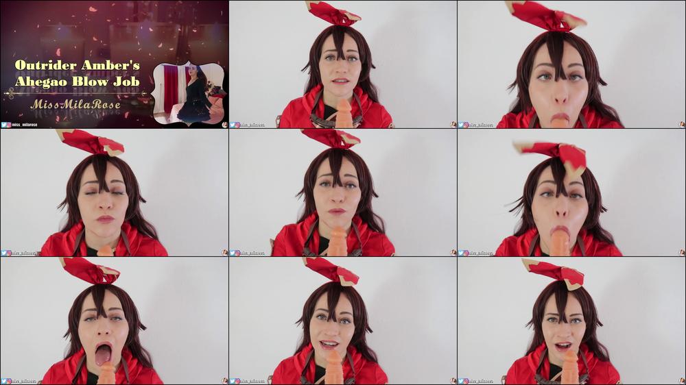 Outrider Amber's Ahegao Blow Job