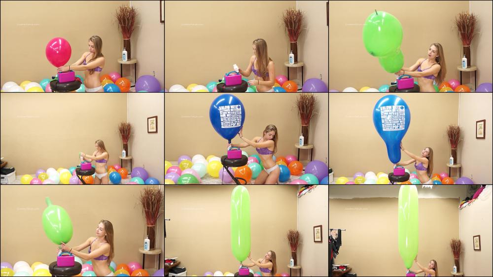 Julie Machine Pops More Balloons