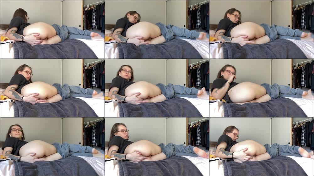 Hidden camera. Smelling ass