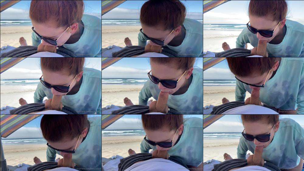 fiery_cassie 02 08 2021 2181194386 Sucking dick on beach 
