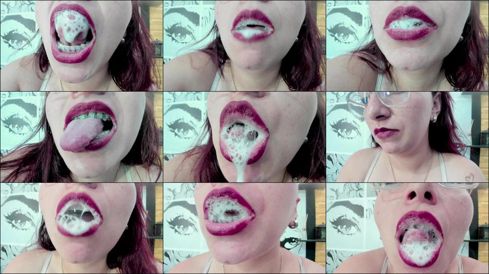 Her mouth is a source of pleasure