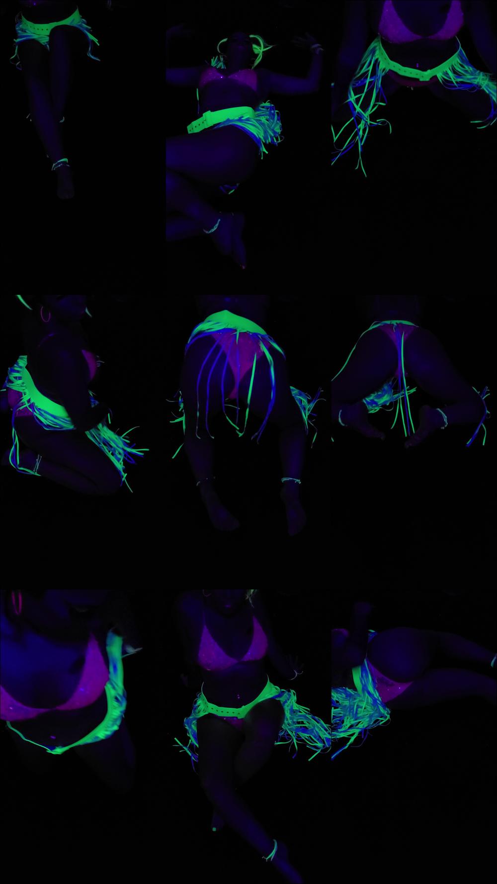 A Kitty Neon Tease