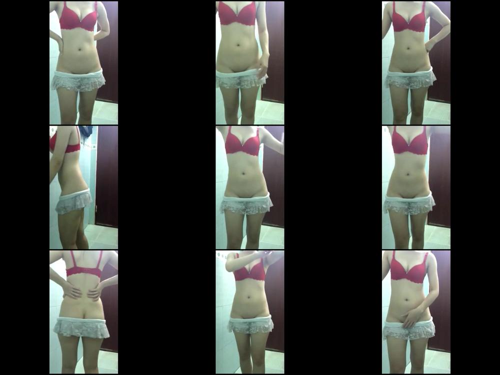 Teen Standing with Miniskirt