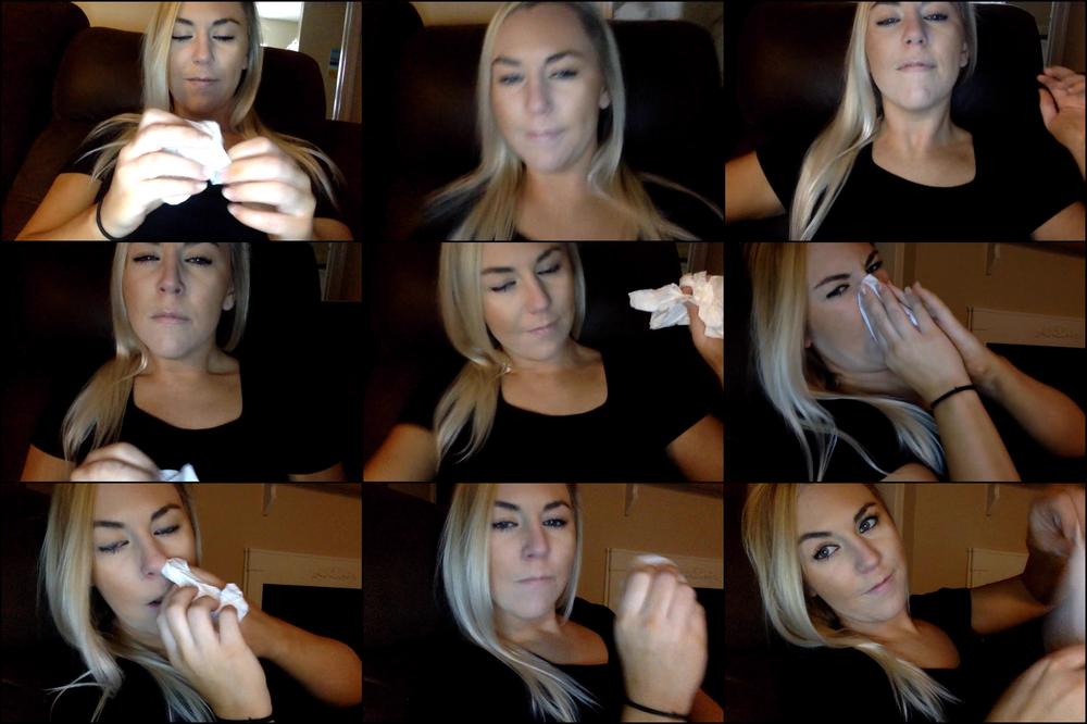 BLOWING MY NOSE BIG BIG BLOWS TRUMPET PLAYING NOSE PLAY