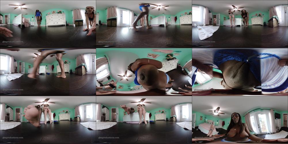 VR360* Teased By Sexy Giantess Ama & Paris