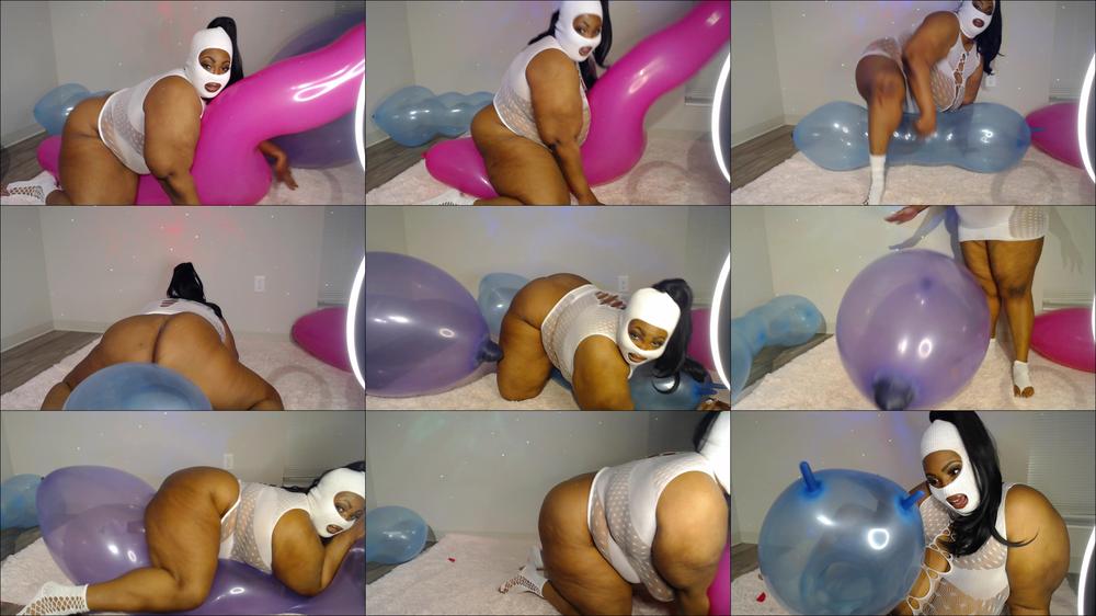 Marley The Masked Fatty - Bbw Mega Jumbo Globo Hinchando Y Explosión!