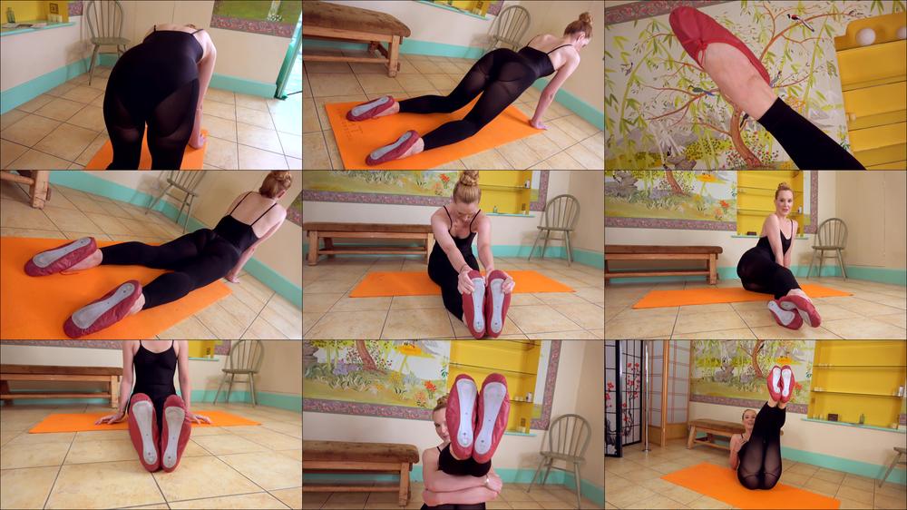 Ariel Anderssen Ballet Slipper Teasing