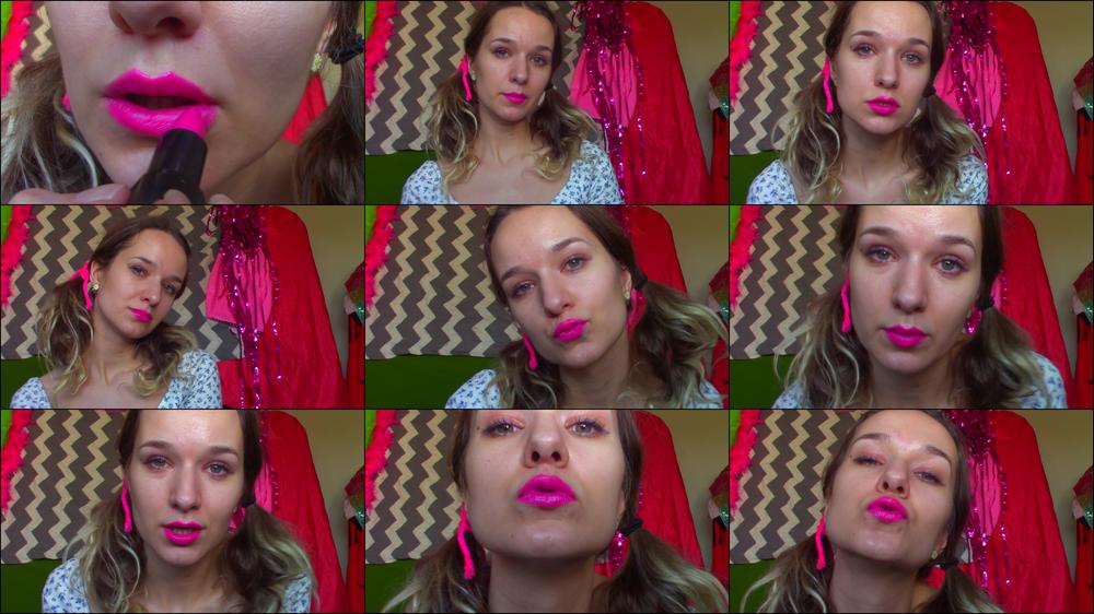 PINK Lips, Green EYES Seduction