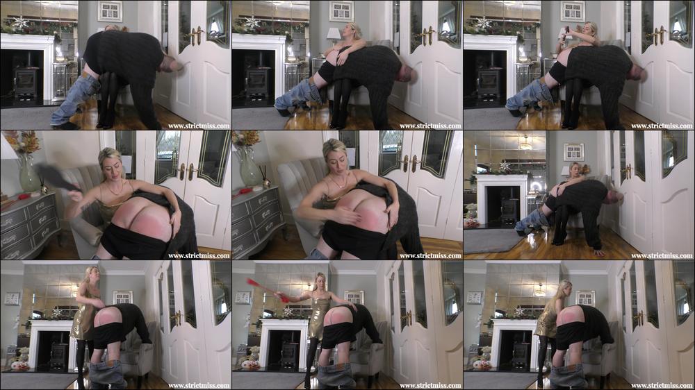 Lady Kenworthys Femdom Collections - Miss Lucy Christmas Spanking!!