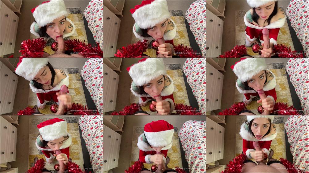 Slutty Santa Christmas POV Blowjob 4K