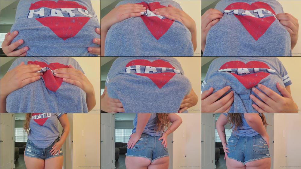 lisaasmr 28 08 2020 788825565 Shirt   Short Short Rubbing   Scratching ASMR