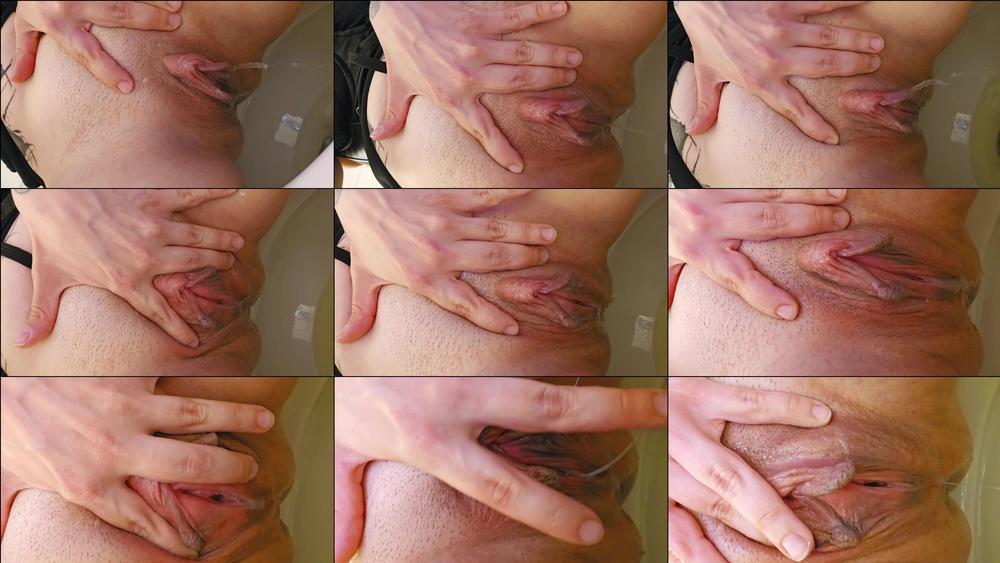 Cuckold POV: pissing out a creampie - June 14, 2024