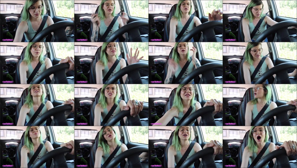 Lexi Dollface Car Cranking Pedal Pumping