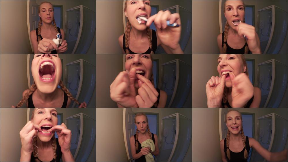 Ariel Anderssen Pre Surgery Tooth Brushing