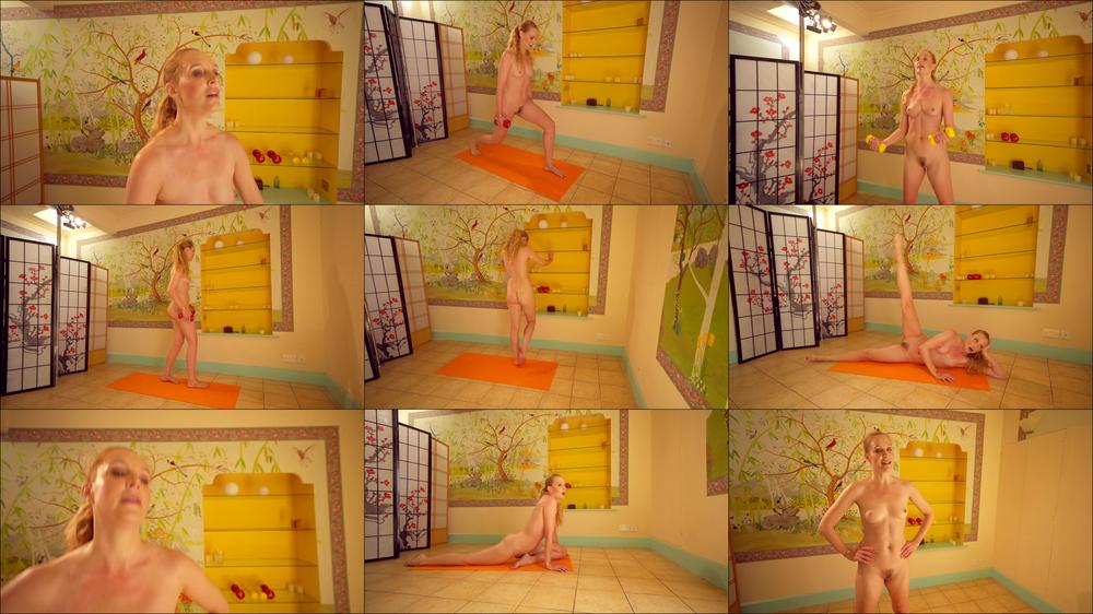 Ariel Anderssen Sweaty Naked Workout